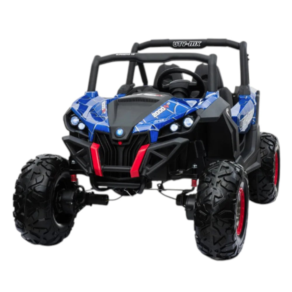 Carro Recargable R/C Overseas Azul Spider Con Control Remoto