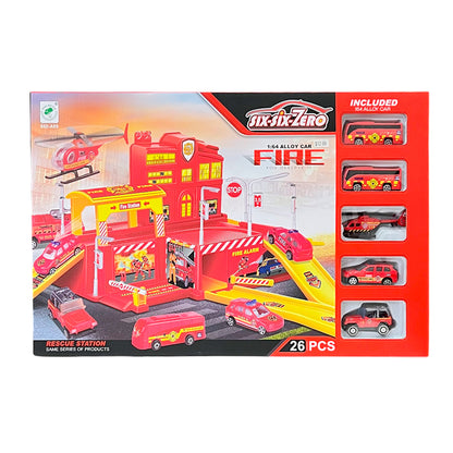 Estacionamiento Bomberos Vehículos Surtidos / Six-Six-Zero