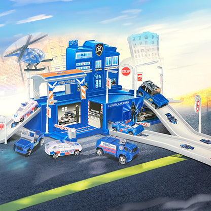 Estacionamiento Policía Vehículos Surtidos / Six-Six-Zero