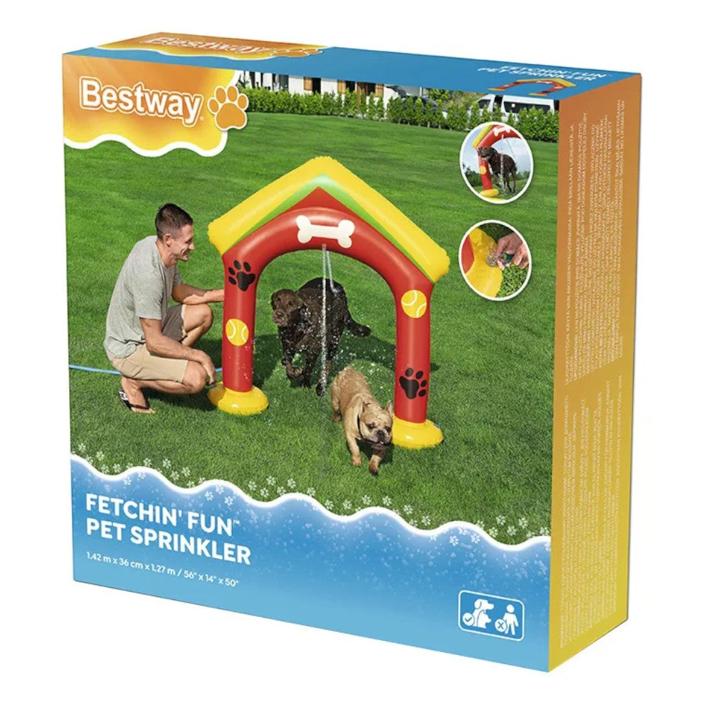 Aspersor Inflable Para Mascotas Fetchin Bestway