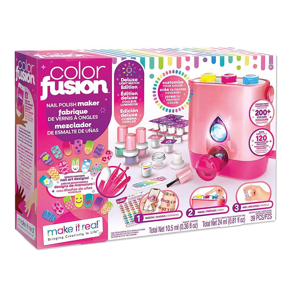 Set Para Crear Esmaltes Make It Real Deluxe Color Fusión