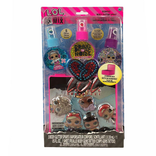 Set de Spray Corporal Con Estuche Lol 3 Piezas