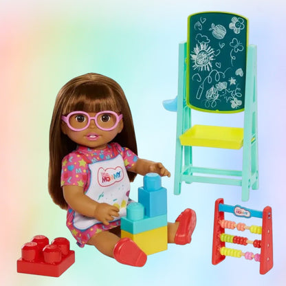 Muñeca Little Mommy / Mi Primer Día de Escuela / Mattel