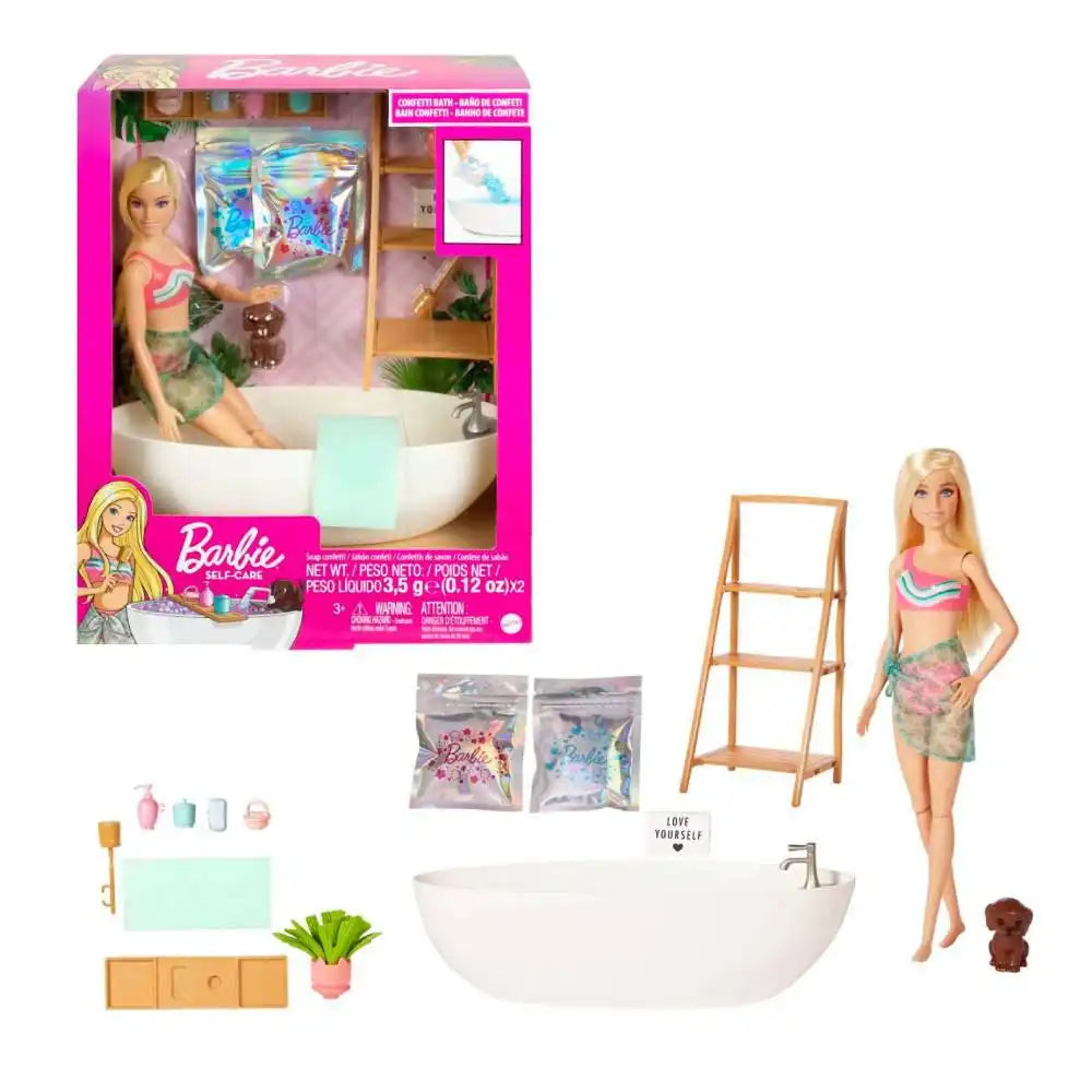 Muñeca Barbie Baño De Burbujas