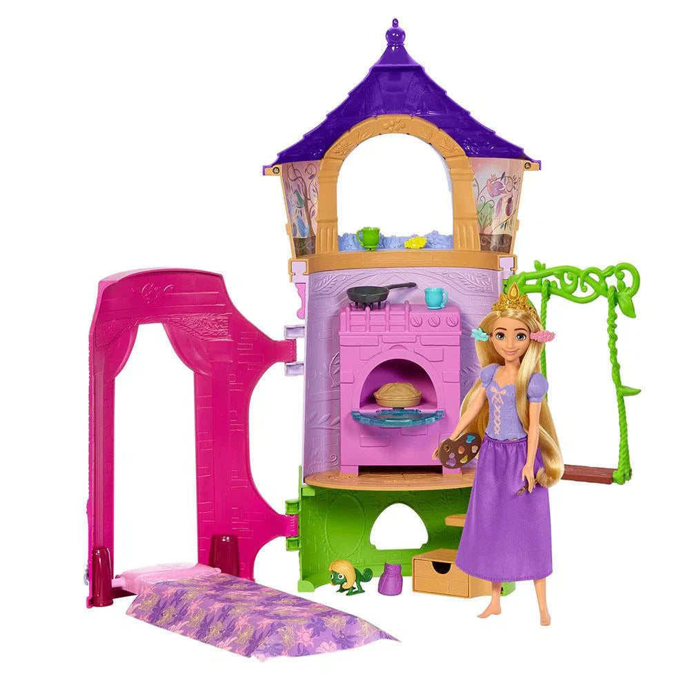 Torre Rapunzel Disney Princess con 6 áreas de juego