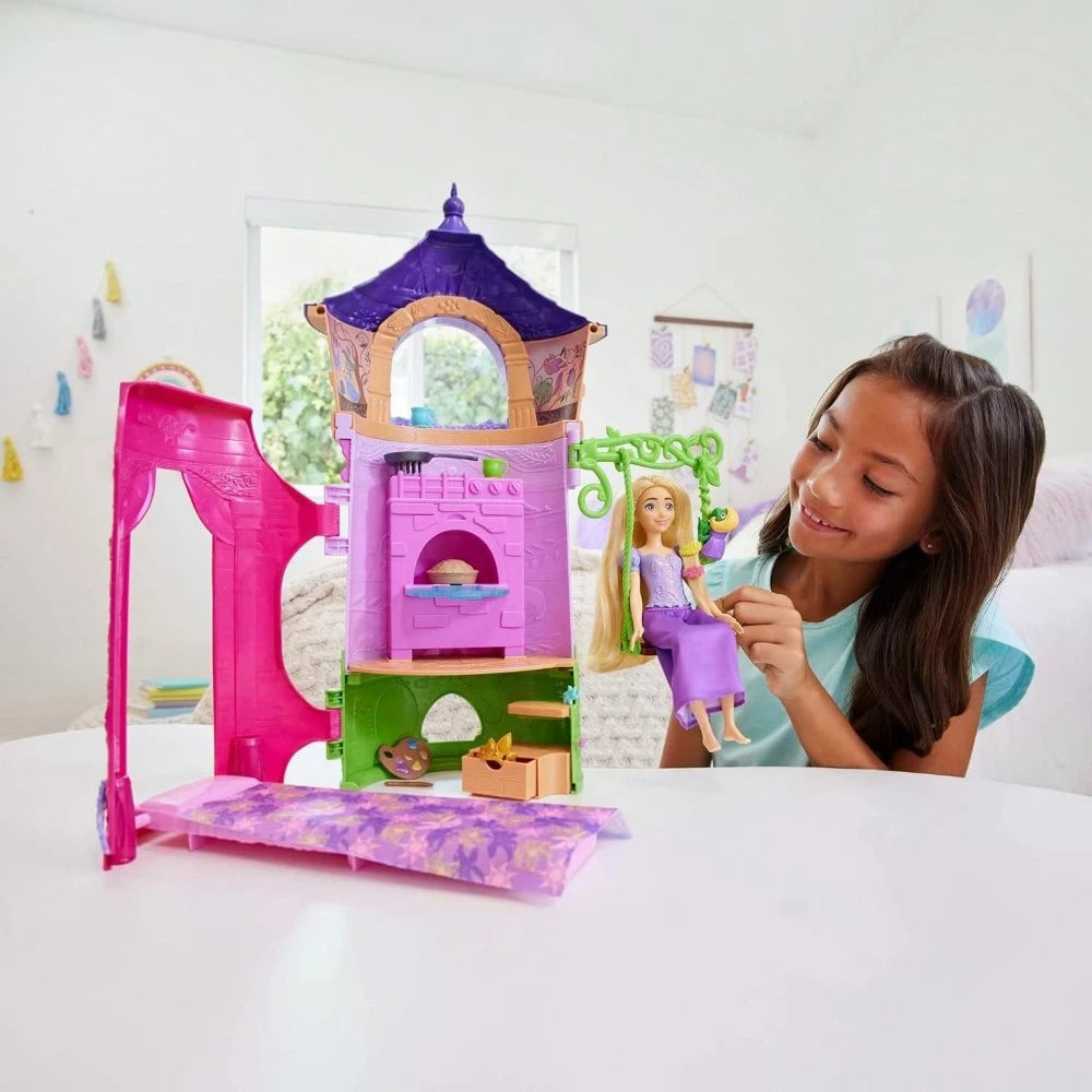 Torre Rapunzel Disney Princess con 6 áreas de juego