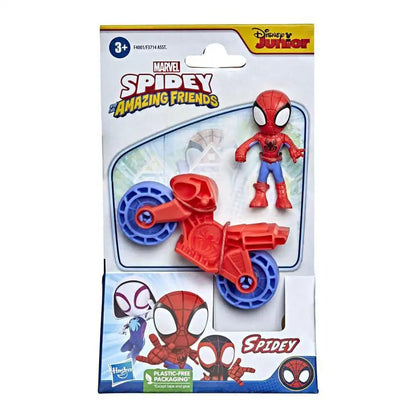 Figura Spidey con Moto - Surtido