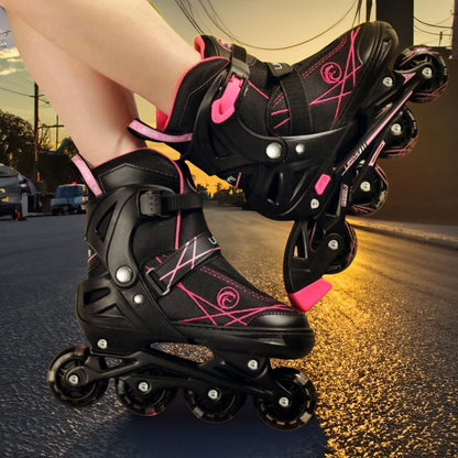 Patines en Línea de Cuatro Ruedas / Talla 34 - 37 / Surtido