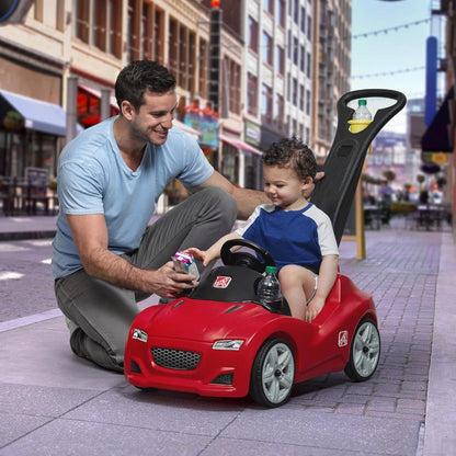 Ride-On Whisper Ride Cruiser / Auto de Empuje para Niños / Rojo