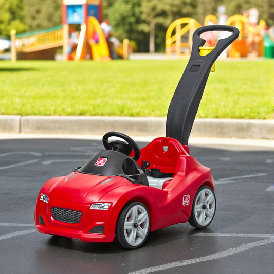 Ride-On Whisper Ride Cruiser / Auto de Empuje para Niños / Rojo