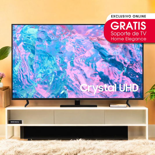 Televisor Samsung de 55" Smart 4K Crystal UHD