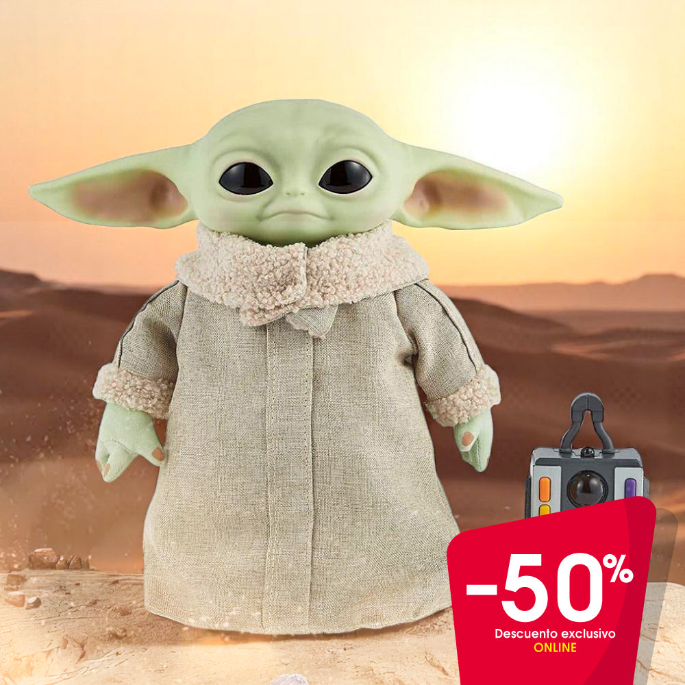 Peluche Baby Yoda Star Wars Con Sonido y Movimientos