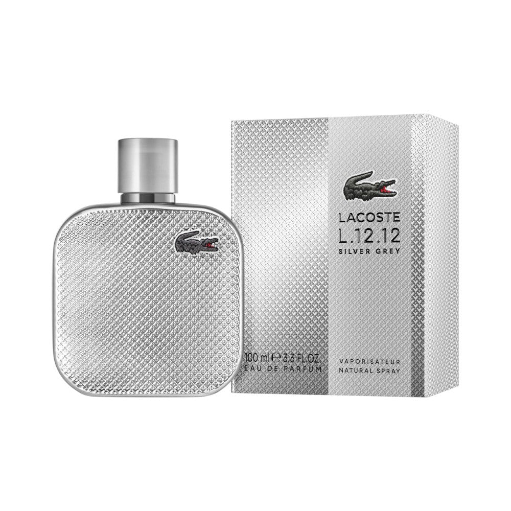 Lacoste L.12.12 Silver Grey EDP For Men / 100ML - Lacoste - Titan.com.pa - 3386460165884
