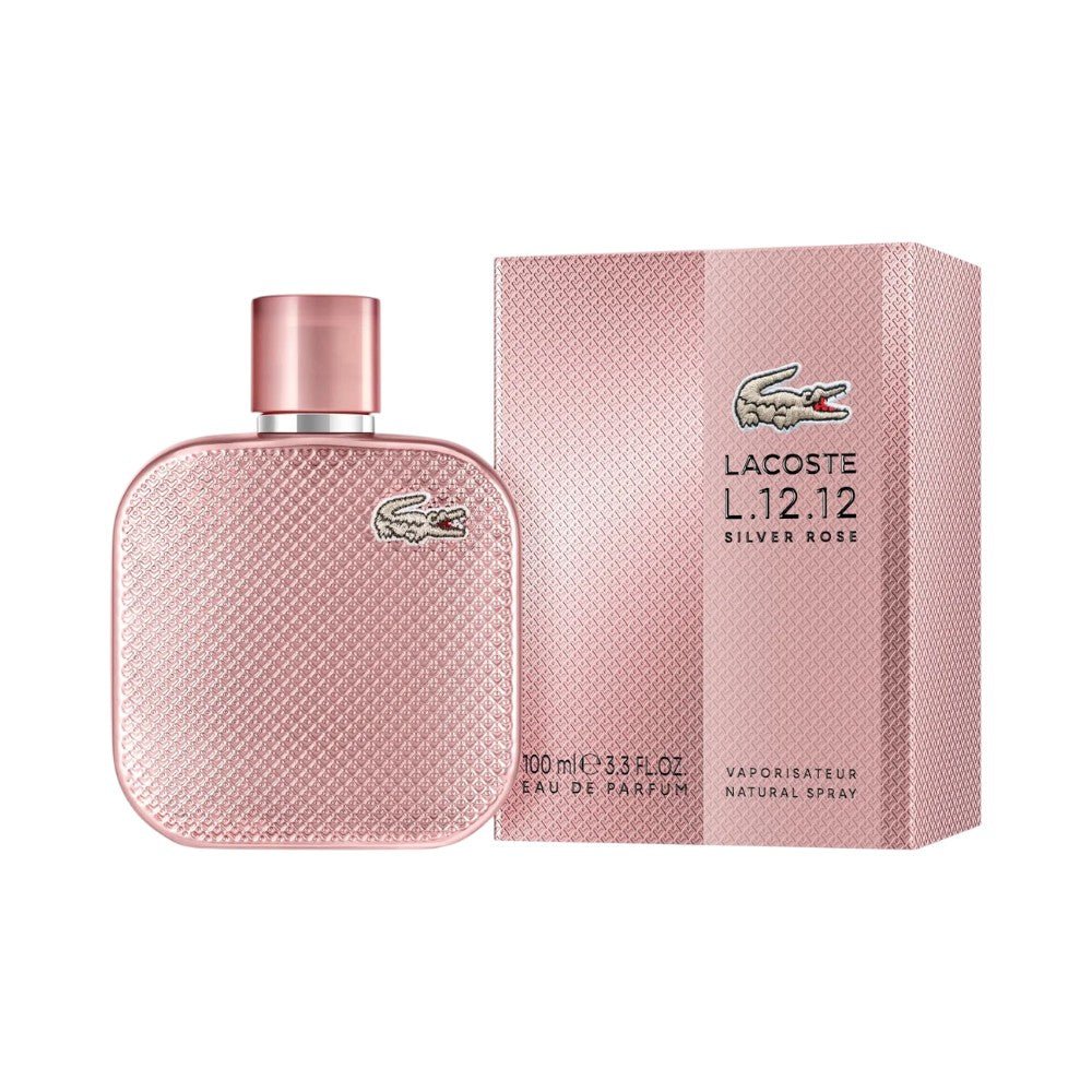 Lacoste L.12.12 Silver Rose EDP For Women / 100ML - Lacoste - Titan.com.pa - 3386460165921