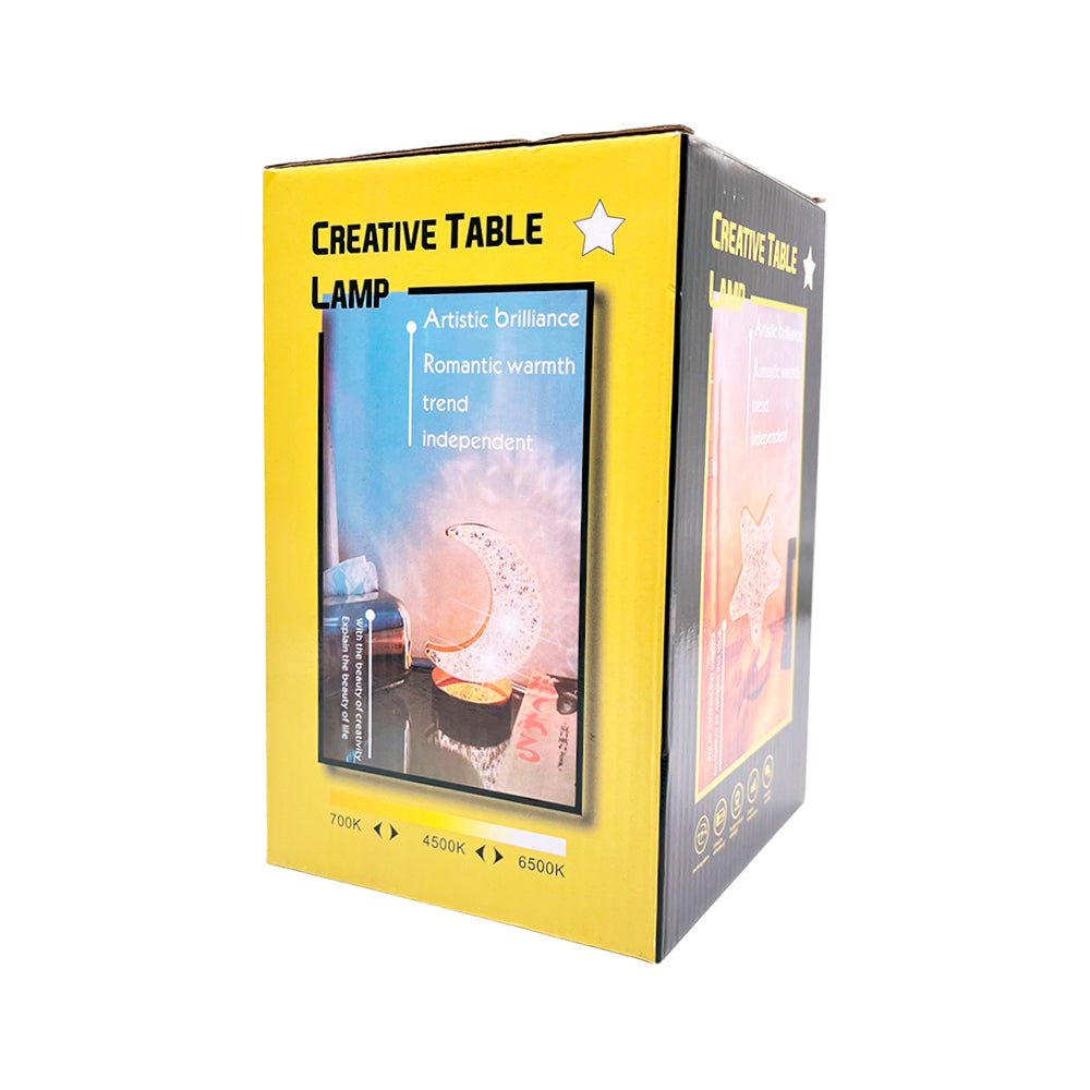 Lámpara De Mesa Recargable Con Forma De Luna - Home Elegance - Titan.com.pa - 2100000077953