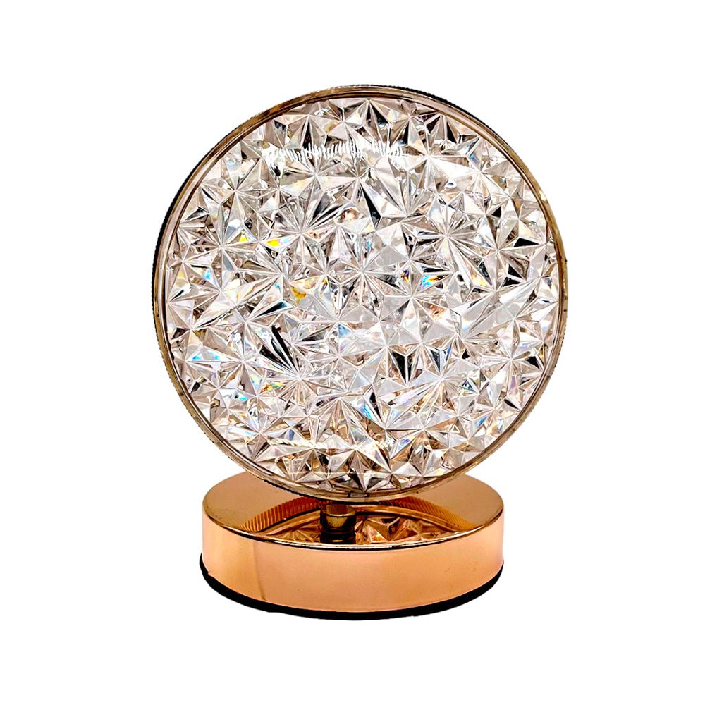 Lámpara De Mesa Recargable De Forma Circular - Home Elegance - Titan.com.pa - 2100000083381