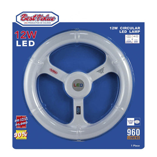Lampara Led Circular Best Value 12W en Blíster