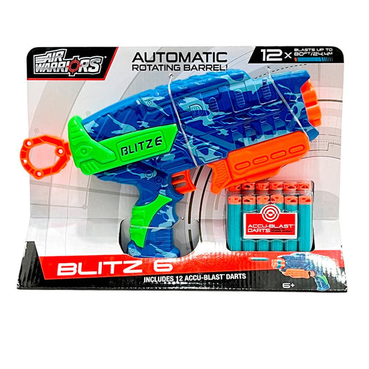 Lanzador de Dardos Blitz 6 con Print / Air Warriors - Air Warriors - Titan.com.pa - 885954413560