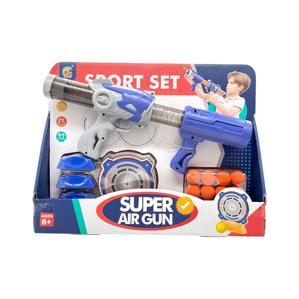 Lanzador De Pelotas C/Accesorios Super Air Gun - Zhiguan Sport Toys - Titan.com.pa - 2100000252374