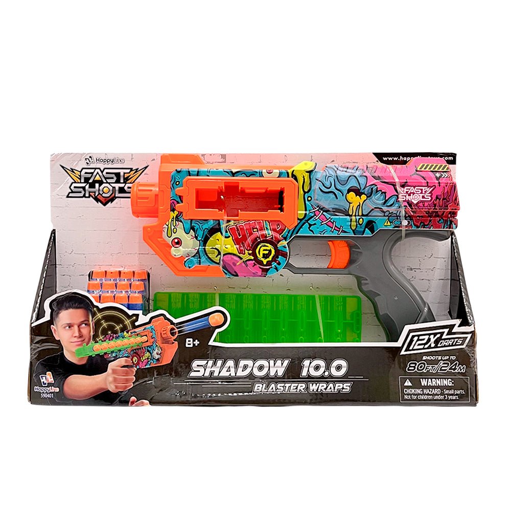 Lanzador Shadow 10.0 c/12 Dardos - Fast Shots - Titan.com.pa - 2100000123285