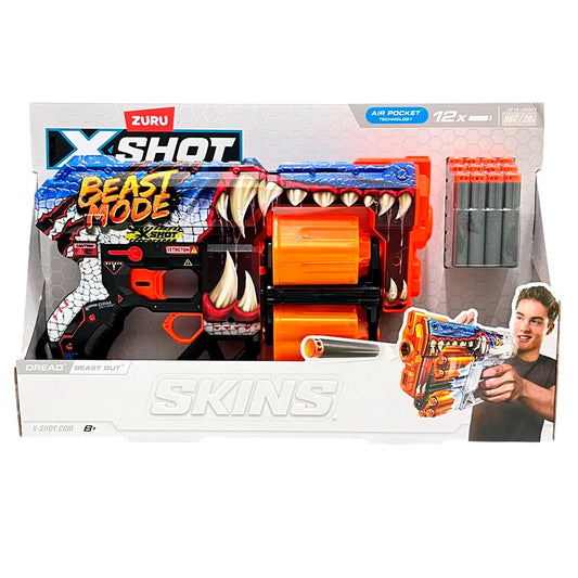 Lanzador Skins Dread con 12 Dardos – Surtido - Zuru X - Shot - Titan.com.pa - 193052037848