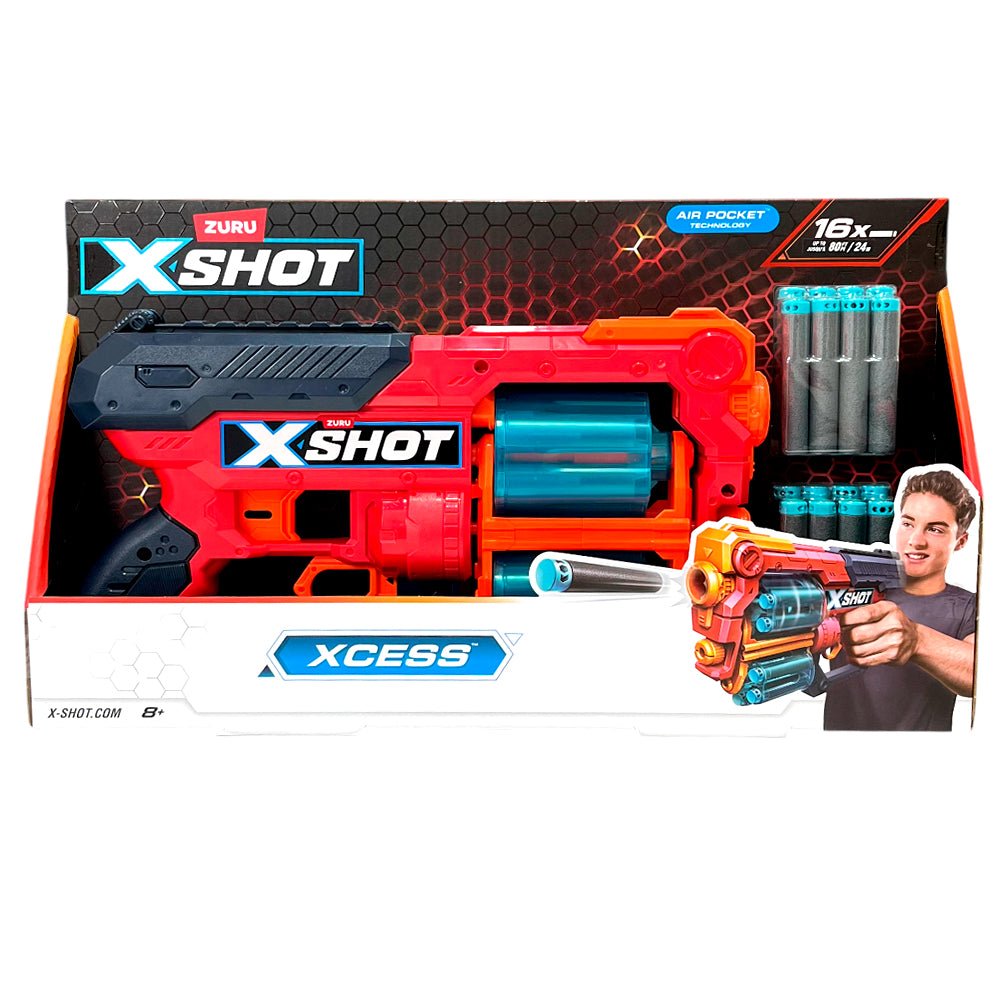 Lanzador Xcess c/16 Dardos / Zuru X - Shot - Zuru X - Shot - Titan.com.pa - 193052040299