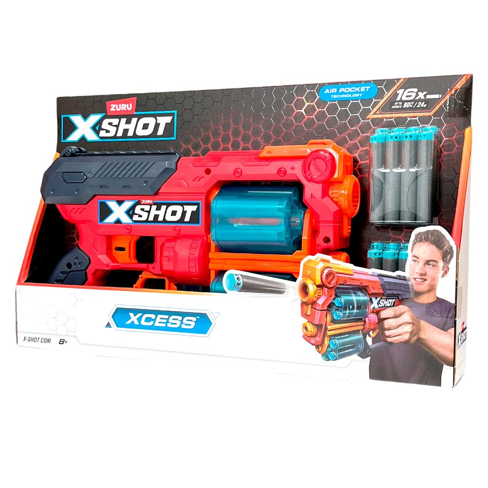 Lanzador Xcess c/16 Dardos / Zuru X - Shot - Zuru X - Shot - Titan.com.pa - 193052040299