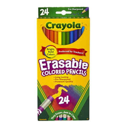 Lápices Crayola Borrable 24 Colores