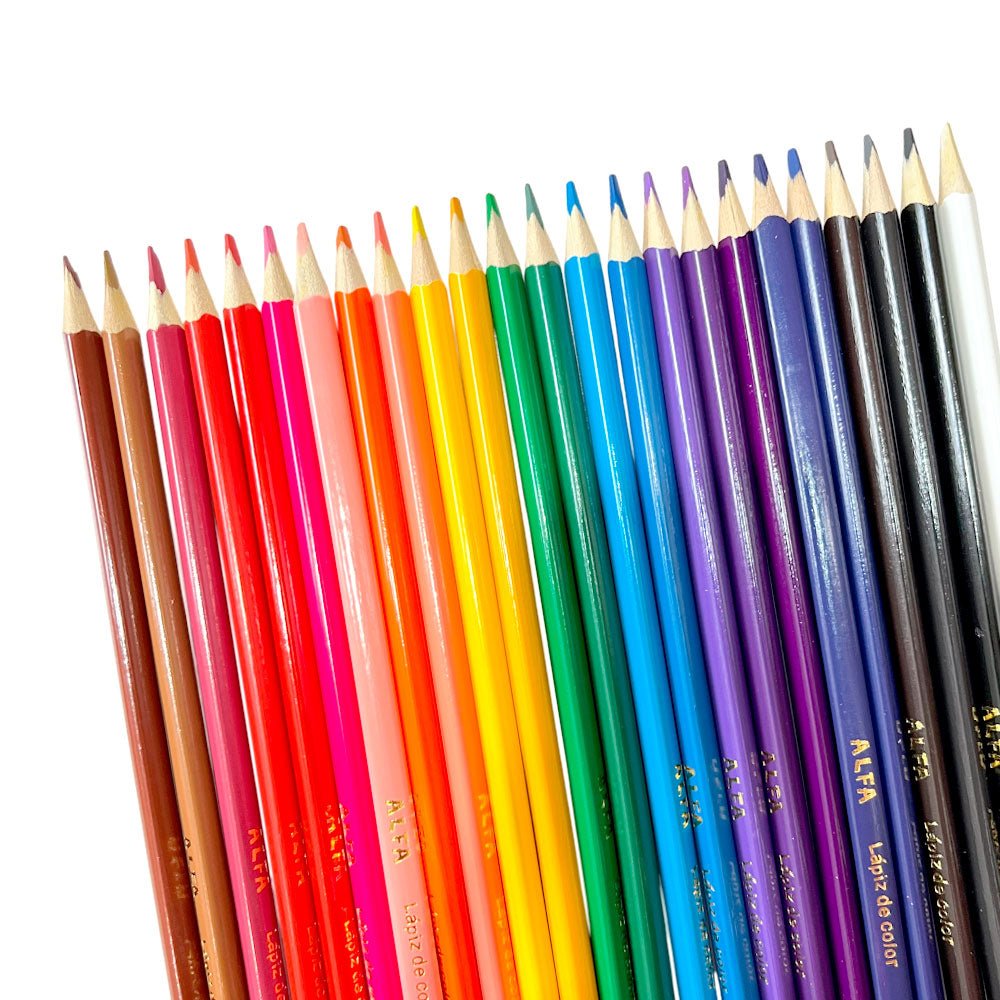 Lápices de Colores Alfa / Triangular / 24 Unidades - Alfa - Titan.com.pa - 2014122414360