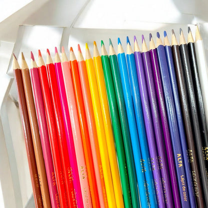 Lápices de Colores Alfa / Triangular / 24 Unidades - Alfa - Titan.com.pa - 2014122414360