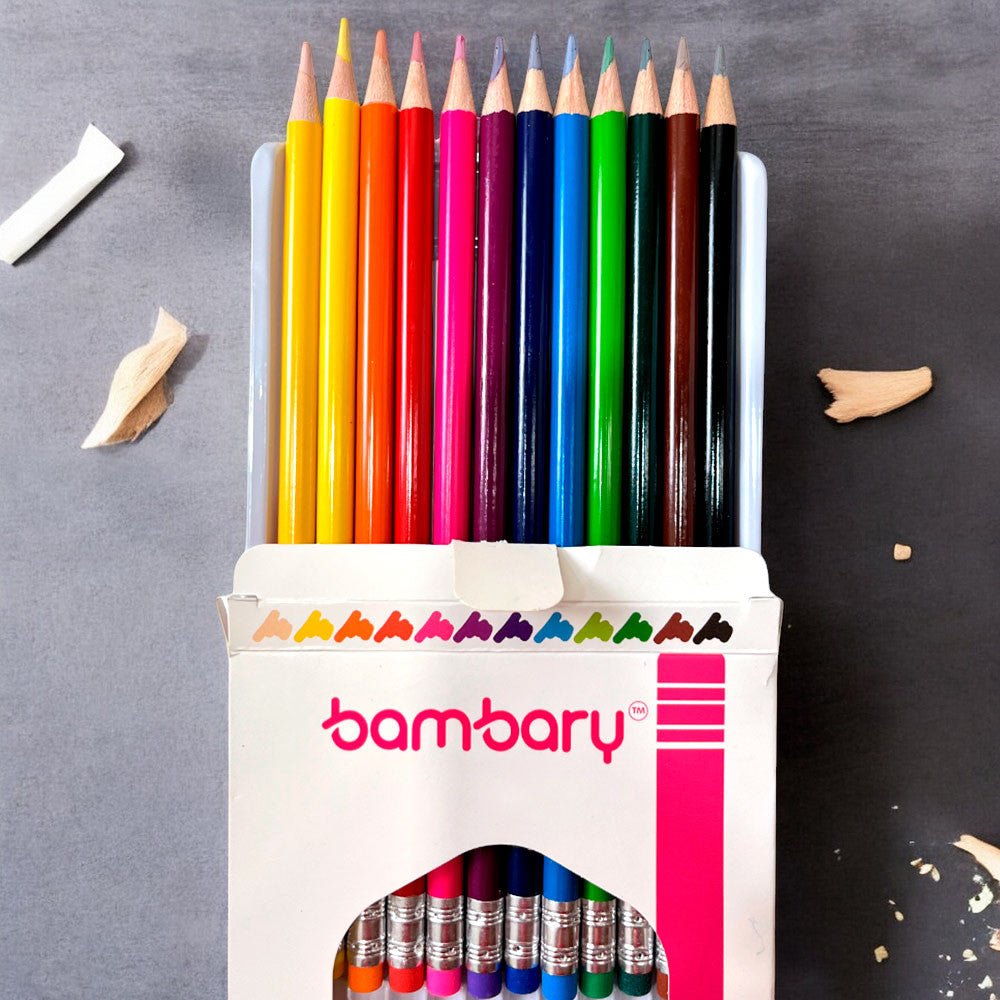Lápices de Colores Bambary / 12 Und / Borrables - Bambary - Titan.com.pa - 7453086111512