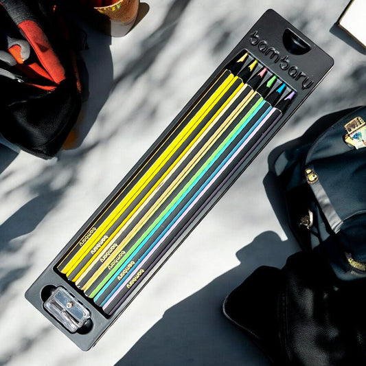 Lápices de Colores Bambary / 6 Unidades / Pastel / Con Sacapunta - Bambary - Titan.com.pa - 7453086110102