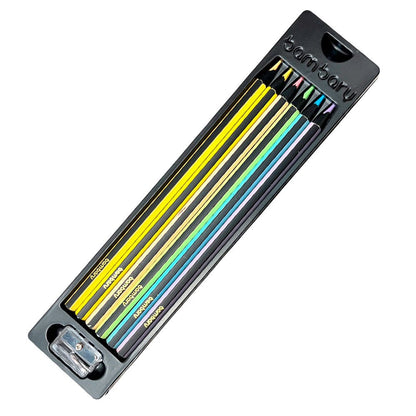 Lápices de Colores Bambary / 6 Unidades / Pastel / Con Sacapunta - Bambary - Titan.com.pa - 7453086110102