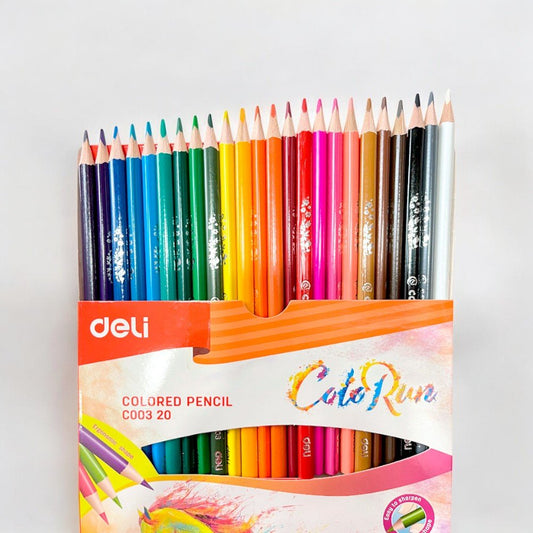 Lápices de Colores Deli de Madera / 24 Unidades - Deli - Titan.com.pa - 6935205308931