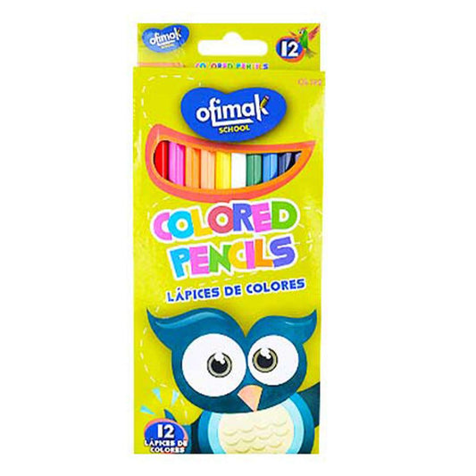 Lápices de Colores Ofimak 12 Piezas