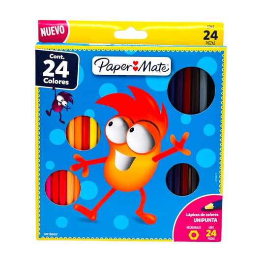 Lápices de Colores Paper Mate 24 Colores
