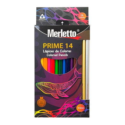 Lápices de Colores Prime 14 Merletto / 14 Piezas - Merletto - Titan.com.pa - 7450209413461