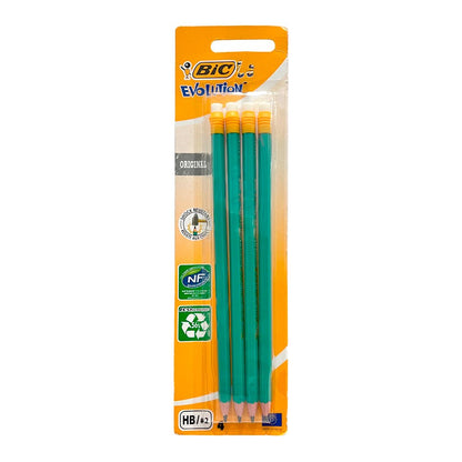 Lápiz Bic Evolution HB con Bolígrafo 4 Piezas - Bic - Titan.com.pa - 3270220049012