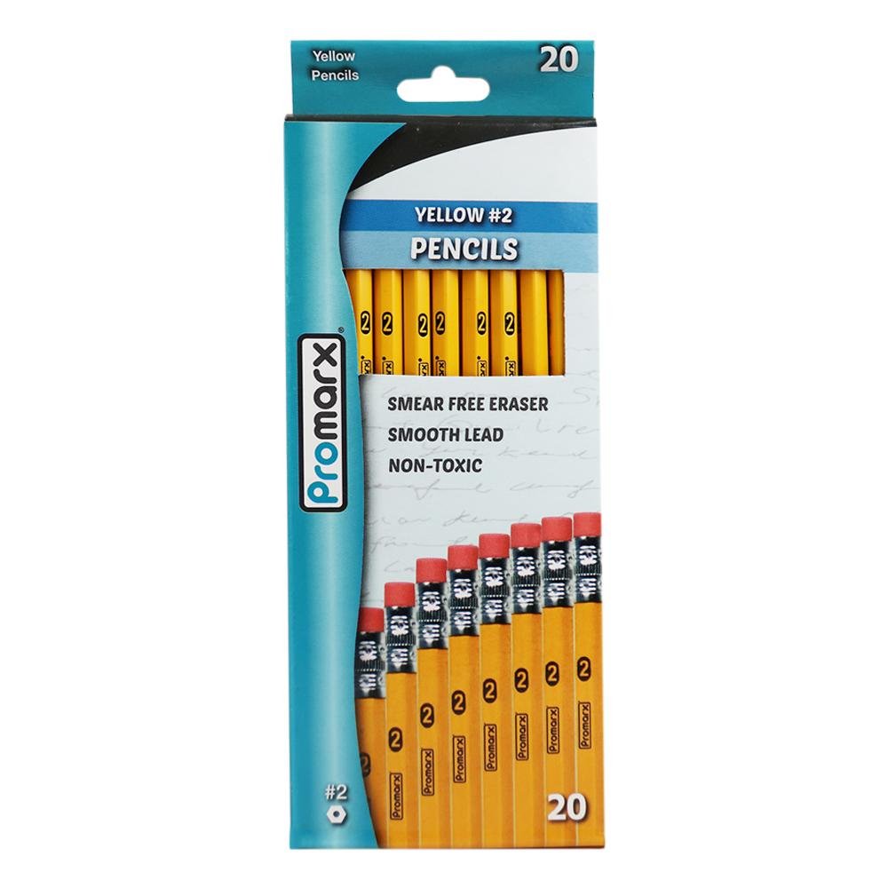 Lápiz Grafito Promarx Hexagonal 20 Piezas