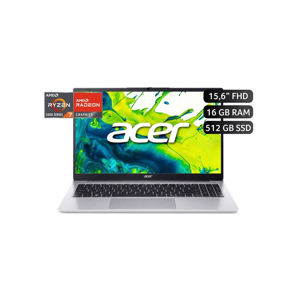 Laptop Acer Aspire Lite 15 AMD Ryzen 7 5825U 16 GB RAM 512 GB SSD Pantalla 15.6" Pulgadas - ACER - 11181168