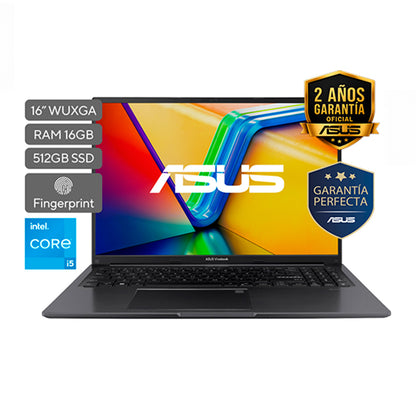 Laptop ASUS Vivobook Go 16" Core i5 / 512GB SSD / X1605VA-MB1805W - Asus | Titan.com.pa