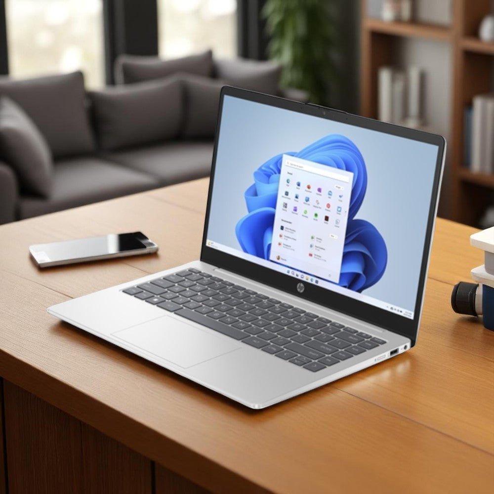 Laptop HP 14 - ep0027la / Intel Core i3 12ª Gen / 512GB SSD / 8GB RAM / Windows 11 Home / Plateada - HP - Titan.com.pa - 198415254122