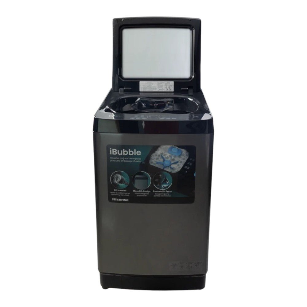 Lavadora Automática Hisense de 16 Kg / Gris Titanio / WT5K1623DT - Hisense - Titan.com.pa - 6901101832573