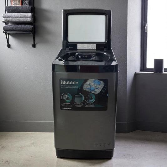 Lavadora Automática Hisense de 16 Kg / Gris Titanio / WT5K1623DT - Hisense - Titan.com.pa - 6901101832573