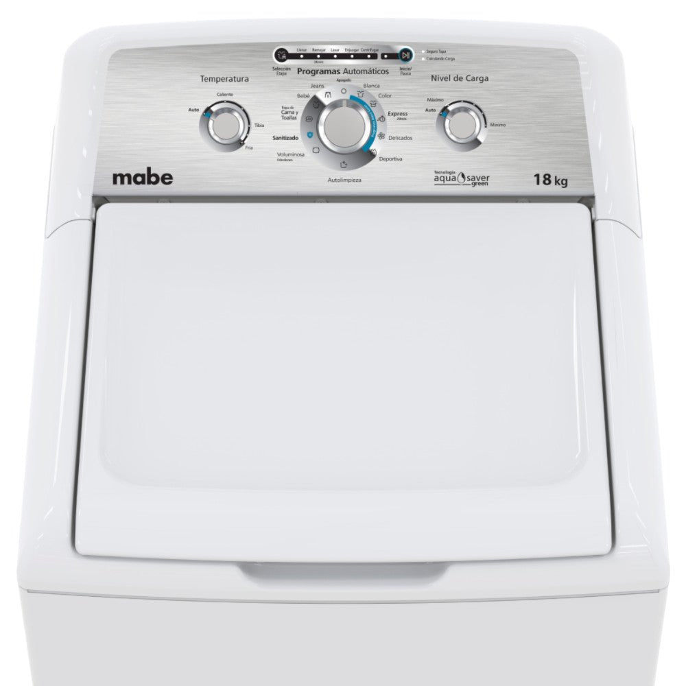 Lavadora Automática Mabe de 18Kg / Blanca - Mabe - Titan.com.pa - 757638372657
