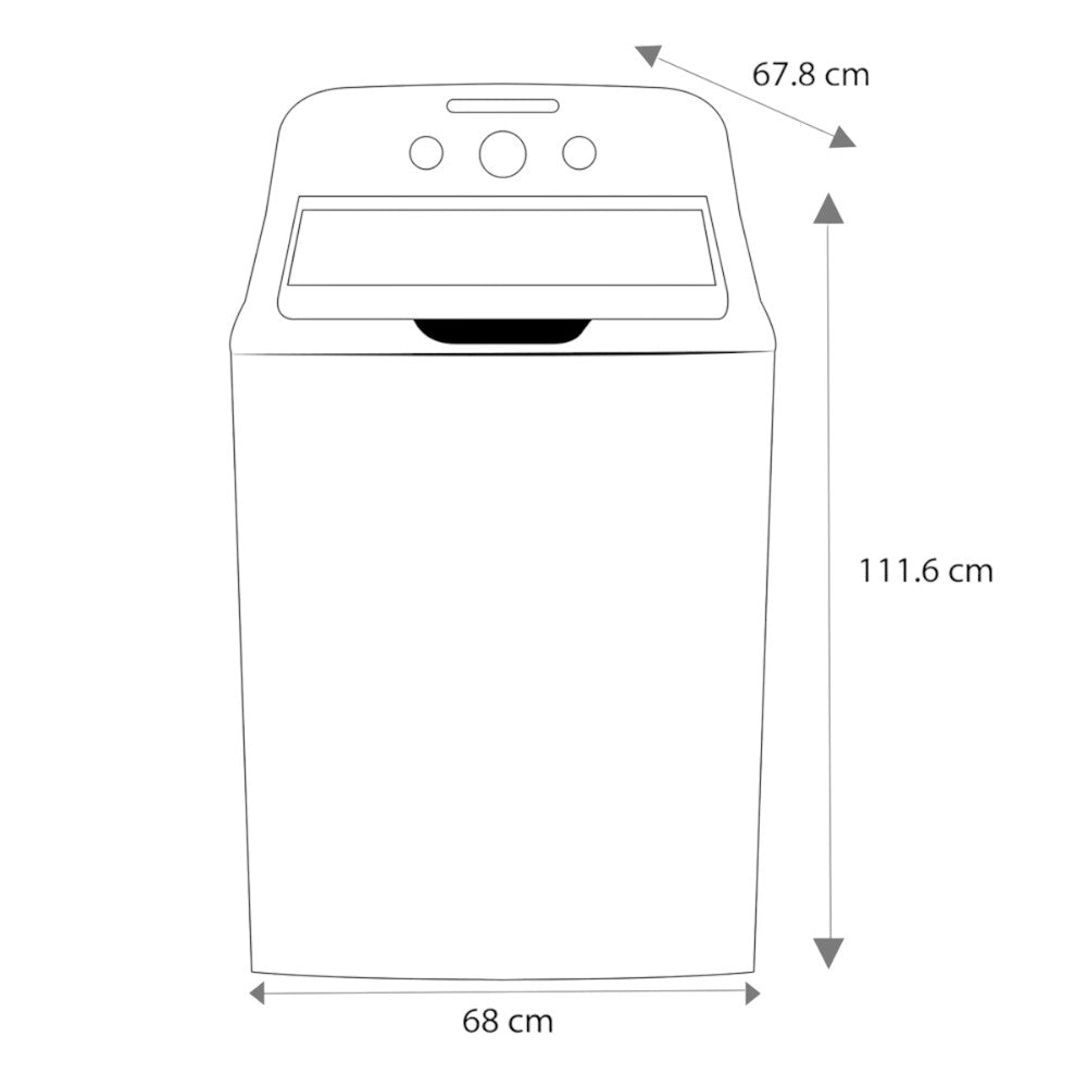 Lavadora Automática Mabe de 18Kg / Blanca - Mabe - Titan.com.pa - 757638372657