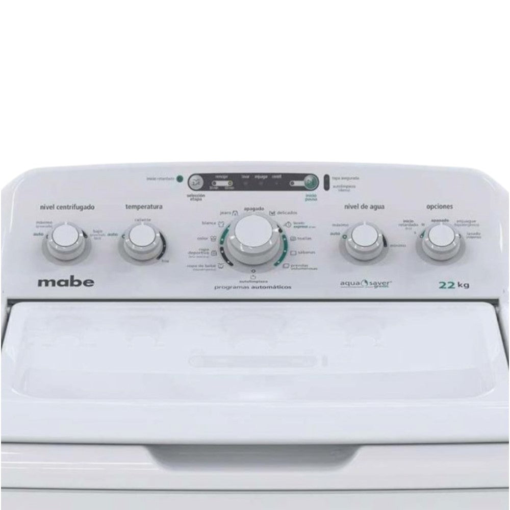 Lavadora Automática Mabe de 22Kg / Blanca / LMA72215CBAB0 - Mabe - Titan.com.pa - 757638359481