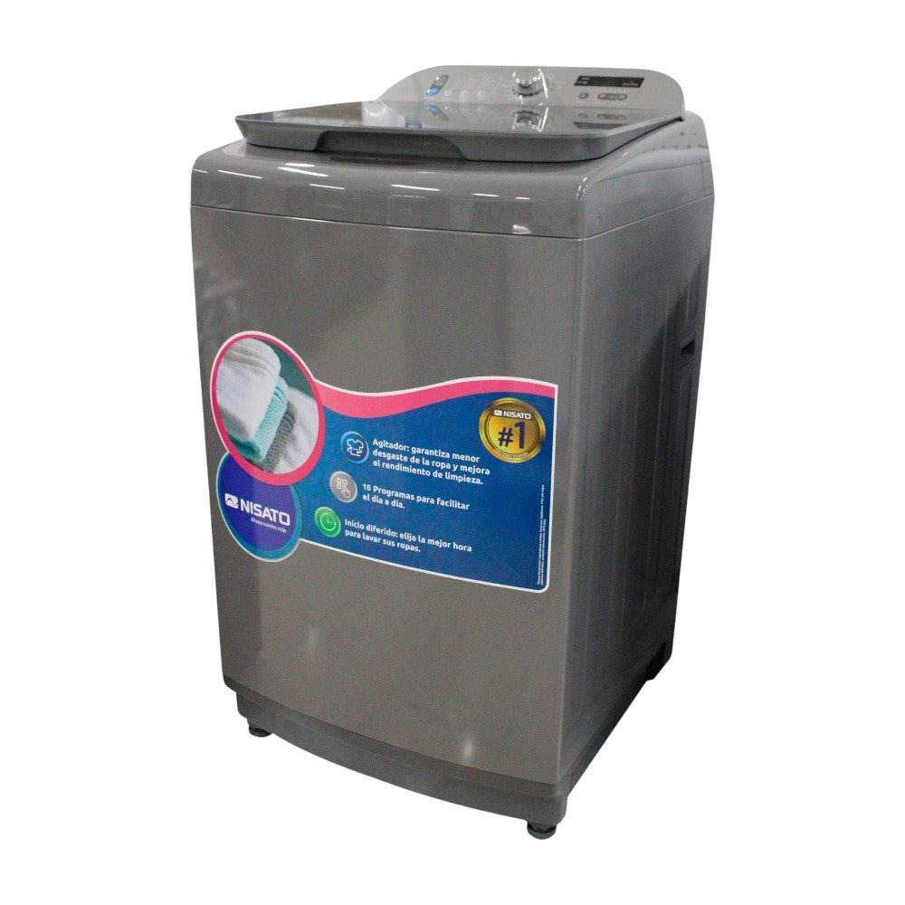 Lavadora Automática Nisato 17 Kg / Gris - Nisato - Titan.com.pa - 116300006601