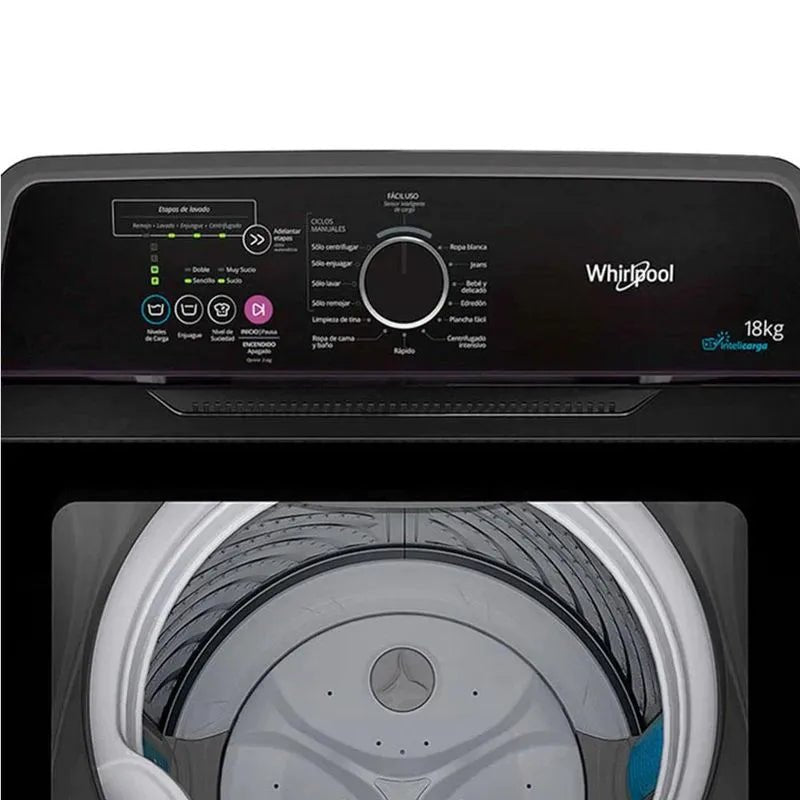 Lavadora Automática Whirlpool 18Kg / Impeller / Gris - Whirlpool - Titan.com.pa - 7709921346640
