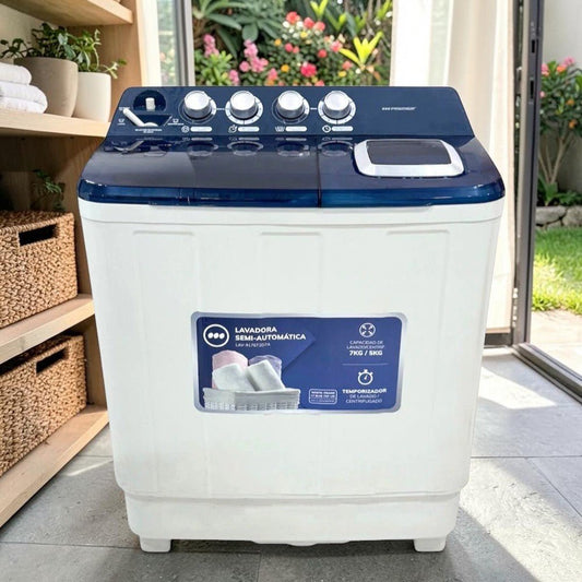 Lavadora Premier Semi-Automática de 7 Kg / Doble Tina / Azul - Premier - Titan.com.pa - 7453064749461